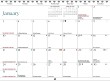 2027 Catholic Art Calendar Item BLM-TAREN montly grid details