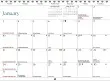 2027 Catholic Art Calendar Item BLM-TAREN montly grid