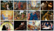 2027 Bilingual Catholic Art Calendar Item BLM-TARBL  montly images