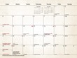 2026 Catholic Art Calendar Item BLM-TAREN montly grid details