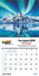 2026 Scenic Executive Calendar, Spiral Binding, 13.5x25.5 Item CC-204 Open View Image