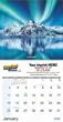 Scenic Executive Calendar 2027, Spiral Binding, 13.5x25.5 Item CC-204 Open View Image