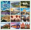 Scenic World Travel Destinations Calendar 2027 - Stapled Item CC-402 Monthly Images