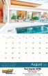 Dream Homes Calendar 2027 - Stapled - Gloss Quality Paper -