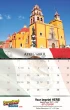 Mexico Scenic Bilingual Calendar 2027 - Stapled, Item CC-416 Open View Image