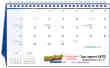 2027 Scenic Tent Desk Calendar, Jumbo size, 11.5x18 Item CC-921 Back Images View