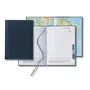 Castelli Tabbed Mid Size Daily Planner Navy Blue