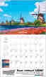 World Scenes - Scenic Promo Calendar - Spanish/English Bilingual open view