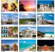 La Isla Del Ecanto Puerto Rico Calendar - Spanish/English Bilingual  open view