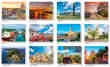 Scenic Central America Calendar - Calendario Escenico de America Central - Bilingual monthly images