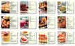Delicious Recipes Culinary Calendar Bilingual Spanish/English monthly images