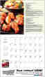 Delicious Recipes Culinary Calendar Bilingual l monthly images 2026