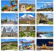Ecuador Tesoro Andino Bilingual Calendar English/Spanish monthly images