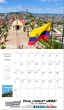 Ecuador Tesoro Andino Bilingual Calendar English/Spanish open view