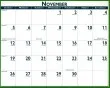 Calendar grid details for item HD-1396H