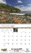 State of New England 2026 Wall Calendar open view