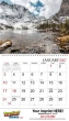 Promotional wall calendar