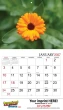 Promotional wall calendar