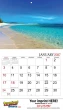 Promotional wall calendar