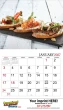 Promotional wall calendar