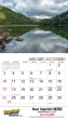 Promotional wall calendar