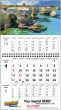 Triple view promotional calendar