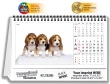 Promotional desk calendar