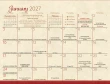 Promo catholic calendar Item KC-CA January 2027 grid on www.promotionalcalendarssource.com
