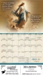 Our Lady Catholic Calendar – Bilingual Spanish/English Wall Calendar with Funeral Preplanning Insert Option – Open View – 2027