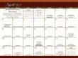 Papal Reflections Religious Calendar item KC-PR January 2027 grid