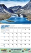 Scenes of Atlantic Canada Calendar Stapled open view