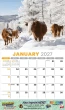 Country Spirit Calendar Stapled open view