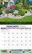 Flowers and Gardens Calendar Stapled 2026