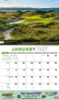 Golf Tips Wall Calendar open view