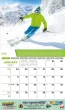 Health Tips Calendar Stapled open view