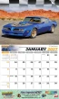 Road Warriors Cars Calendar open view