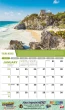 Scenes of World Travel Calendar open view