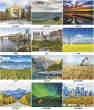 Scenes of Western Canada Wall Calendar monthly images 