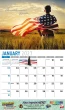 America the Beautiful Calendar open view