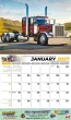 Kings of the Road Trucks Calendar open view