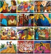African-American Art Celebration Calendar monthly images 