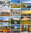 Scenes of California Calendar Stapled monthly images 