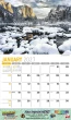 Scenes of California Calendar Stapled open view