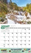 Scenes of South East USA Calendar open view