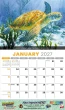 Wildlife Portraits Art Calendar open view