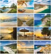 Beaches, Sun and Ocean Views Calendar monthly images 