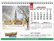 Scenes Of Canada Desk Tent Calendar English/French