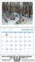 Larry Anderson Wildlife 2026 Wall Calendar open view, Item # TA-1950