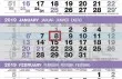 3 Month view custom commercial calendar UG-620 grid details
