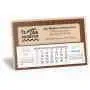 Window Premier Desk Calendar WW-052_woodgrain